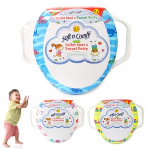 Kids Potty Training Toilet Seat Toddler Chair Cover Pad Portable Fun - Picture 1 of 1