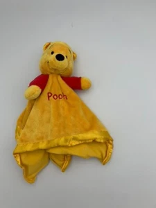 Disney Winnie the Pooh Lovey Peluche Amarillo Manta de Seguridad Juguete para Abrazar - Imagen 1 de 7