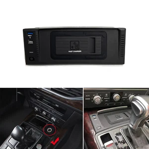 15W Car Phone Wireless Charger Fast Charging for Audi A6 C7 A7 2012-2018 - Picture 1 of 7