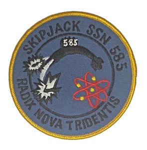 USN Skipjack SSN 585 patch ("Radix Nova Tridentis") - Foto 1 di 1