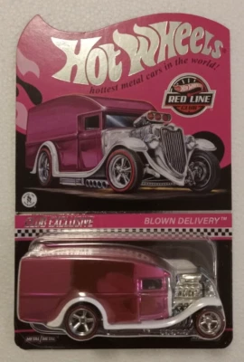 Hot Wheels 2022 Red Line Club эксклюзивная розовая доставка - Изображение 1 из 3