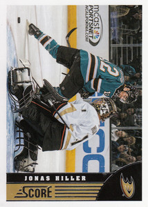 2013-14 Score Anaheim Ducks Hockey Card #2 Jonas Hiller