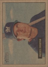 2005 Bowman Heritage Baseball Mahogany #87 Russell Branyan Milwaukee Brewers
