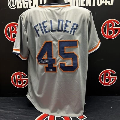 Cecil Fielder Autographed Detroit Tigers Grey Road Jersey Signed Steiner CX - Image 1 of 3