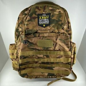 Iowa Army National Guard Camo Tactical Backpack Excellent