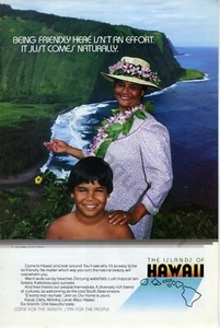 1983 Hawái Viajes Turismo Vacaciones Gran Antiguo Anuncio Impreso Idea de Regalo Única (2726) - Imagen 1 de 1