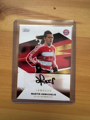 Topps Fc Bayern München Team Set MARTIN DEMICHELIS BASE AUTO - Image 1 of 2