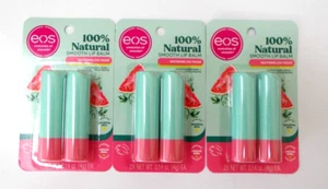 3 Sealed EOS 100% Natural Lip Balm Watermelon Frose Lot Of 2 Packs (Total Of 6) - Picture 1 of 1