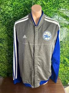 2012-13 Philadelphia 76ers Basketball #5 Arnett Moultrie Worn WarmUp Jacket 2XLT - Picture 1 of 5