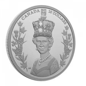 20 dólares reina Isabel II. - A Sense of Duty Canadá 1 oz plata PP 2022 - Imagen 1 de 6
