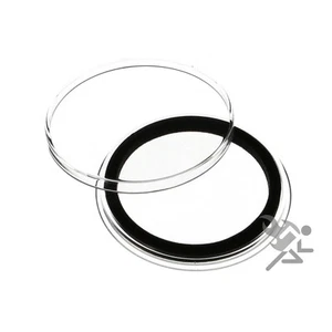 Genuine AirTite Black Ring Type Coin Holders Capsules "Select your Size & Qty" - Picture 1 of 48