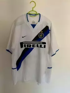 Maglia Inter Away White 2002/03 Materazzi - Foto 1 di 2