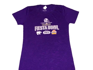 Kansas State Wildcats 2013 Fiesta Bowl Game Football T-Shirt New Women Petite XL - Picture 1 of 1