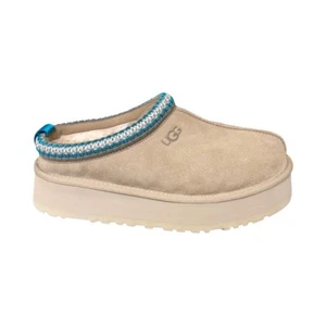 UGG Tazz Driftwood Platform womens shoes 1122553 Slippers Suede - Picture 1 of 8