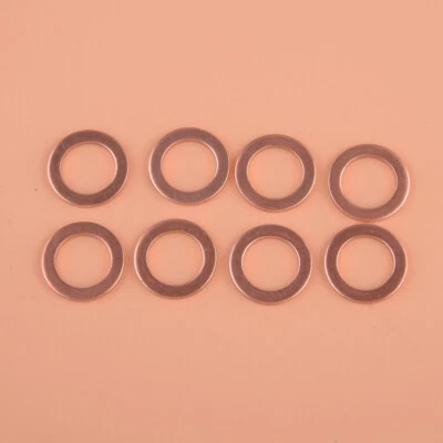 8pcs Crankcase Oil Drain Plug Washer Gasket Fit For Polaris Ranger RZR 5812232 - Bild 1 von 3