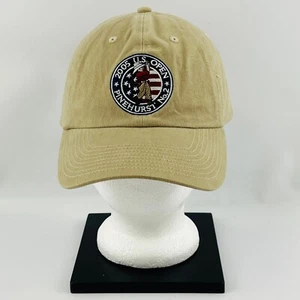 USGA Member 2005 US Open Pinehurst No.2 Strapback Hat Tan Canvas Adjustable - Picture 1 of 8