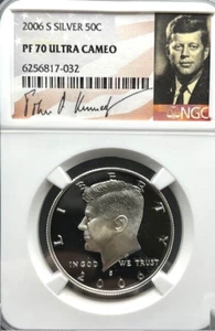 Kennedy 50c NGC PF 70 2006-S Ultra camafeo - etiqueta Kennedy Signature - Imagen 1 de 4