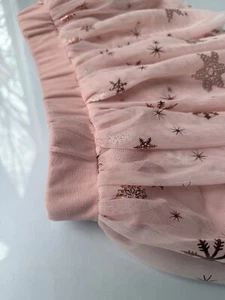 Holiday Christmas pink gold tutu ballet dance skirt size 6x - Picture 1 of 9