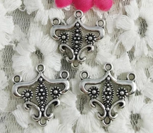 Free Ship 70 pcs Antique silver earring connectors 21x20mm H-4560 - Picture 1 of 4