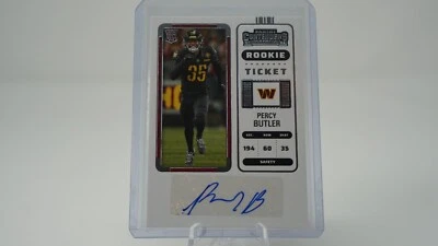 2022 Contenders #205 Percy Butler RC Autograph - Image 1 of 2