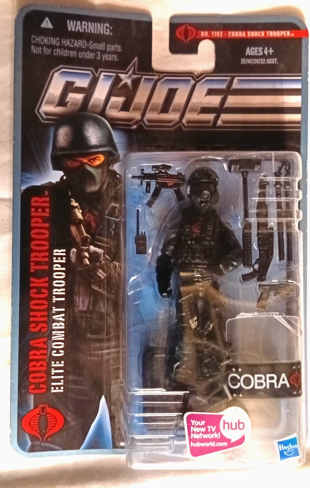 GI JOE COBRA SHOCK TROOPER 2010 SIN USAR, EN CAJA Foto 1 de 1