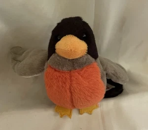 GANZ Lil'Kinz Robin Grey Orange Bird 6" Stuffed Animal Toy (no Code) - Picture 1 of 3
