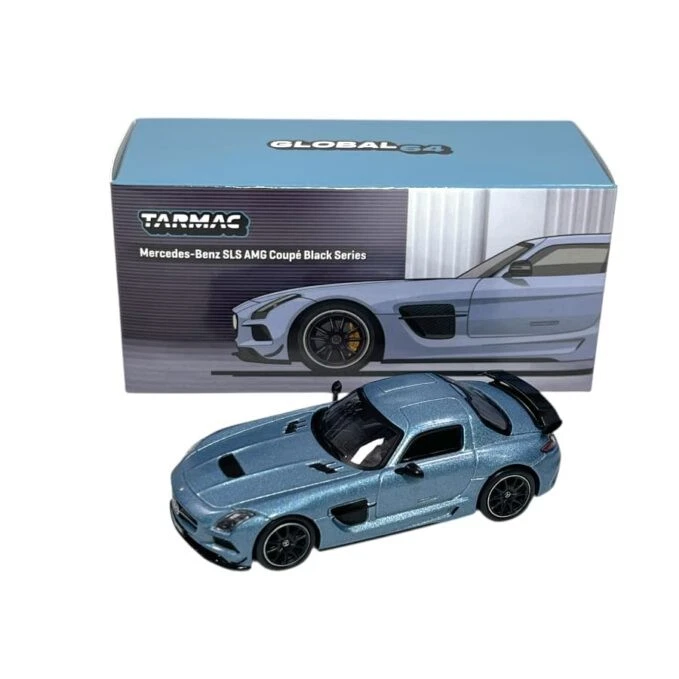 Modellino Auto Tarmac Global64 1/64 Mercedes-Benz SLS AMG Coupe Black Series ... - Immagine 1 di 4