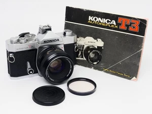 ✮ Konica Autoreflex T3 mit Hexanon AR 50mm f/1.7 #562441 || vom Händler! - Bild 1 von 12