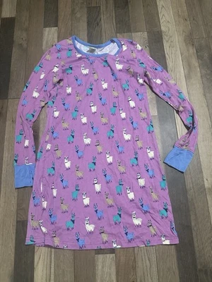 Nuevo Vestido Pijama Mujer Nite Nite Munki Munki Talla M Púrpura Estampado Llama Foto 1 de 4