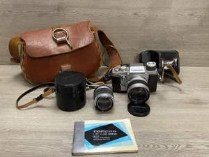 Topcon RE Super 35MM Film Camera w/ Topcor Lens’ and Case Manual - Picture 1 of 24