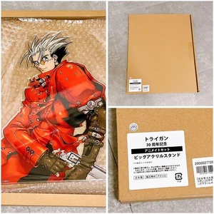 Trigun Stampede big Acrylic Stand Vash  35cm x 25 cm new - Picture 1 of 4