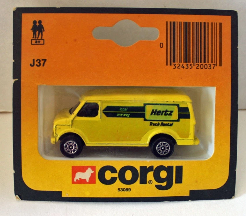 Corgi Junior Rare HERTZ Colour sample Chevy Van. MINT - Image 1 of 1