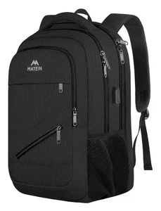 Business Travel Backpack, Laptop Backpack with USB Charging Port for 17" Laptop - Foto 1 di 7