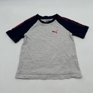 Puma Long Sleeve Shirt Youth Boy Size 6 Graphic Print Logo Multicolor ..#26368 - Picture 1 of 10