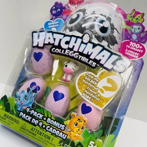 Hatchimals CollEGGtibles 4-pack + Bonus Character & Possible GOLDEN Season 2 - Picture 1 of 11