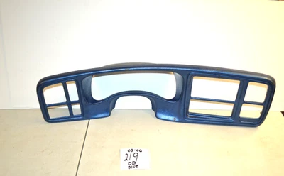 2003-2006 Chevy Silverado Tahoe Suburban GMC Sierra Yukon Painel Moldura OEM Azul - Imagem 1 de 4