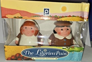 Salero y pimentero Publix Lilgrim Pilgrim Acción de Gracias Cosecha de otoño Nuevo en caja - Imagen 1 de 4