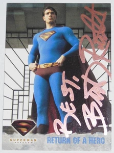 Brandon Routh ~ Superman Returns Film ~ signierte Promo Karte ~ Topps ~ 2006 ~ Proof - Bild 1 von 3