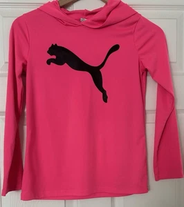 Puma Mädchen Hot Pink Langarm Hoodie Medium 10-12 - Bild 1 von 4
