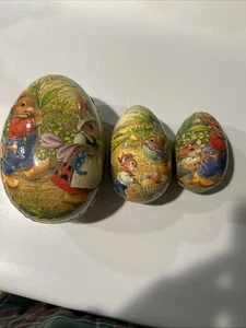 Linn Beiwasser Nisteier 3er Set Ostergedeck Vintage 1986 - Bild 1 von 6