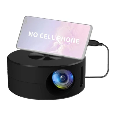 Mini Projector LED 1080P HD Home Cinema Portable Home Movie Projector 2023 US - Image 1 of 4