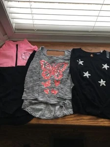 Lot Of 3 Girls Justice 1/4 Zip Sweatshirt + Children’s Place + One Step Up - 12 - Picture 1 of 4
