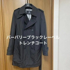 Burberry black label trench coat Men's with belt liner US size M Authentic - Picture 1 of 6