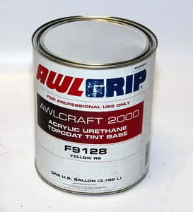 Awlgrip AwlCraft 2000 acrílico uretano capa superior pintura base tinte F9128 amarillo RS - Imagen 1 de 1