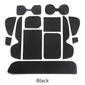 Black Console Gate Slot Mat Cup Holder Pads for 2019-2021 Toyota RAV4 Anti-slip - Bild 1 von 8