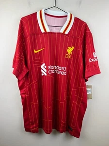 BNWT LIVERPOOL 2024/25 NIKE REPLICA RED HOME JERSEY 2XL - Picture 1 of 9