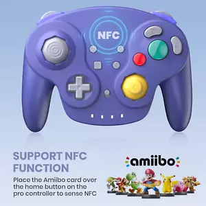 Wireless GameCube NSO Controller for Nintendo Switch Online/PC/Android/iOS/Steam - Picture 1 of 14