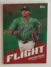 Cristian Pache(Gwinnett Stripers)2020 Topps Pro Debut Ready for Flight GREEN /99