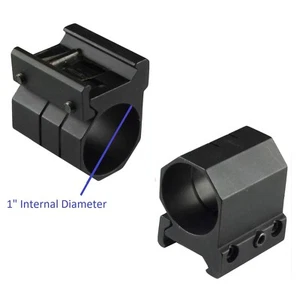 1" Flashlight / Laser / Accessory Mount Fits Picatinny Weaver Rail USA Seller - Picture 1 of 3