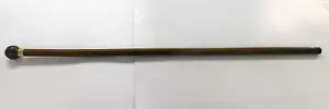Bronze Baseball Top Wooden Walking Stick 36" JC379-F - Picture 1 of 7